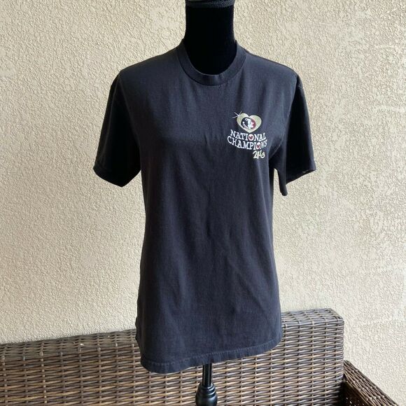 FSU Florida State Seminoles Unisex Tee Size Medium Bling 2013 National Champion - Picture 3 of 6